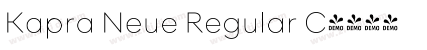 Kapra Neue Regular C字体转换